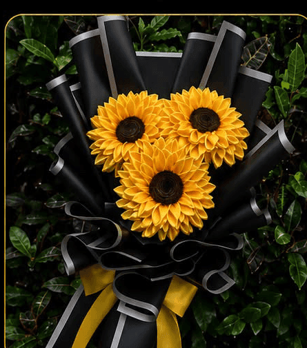 Golden Radiance Sunflower Bouquet